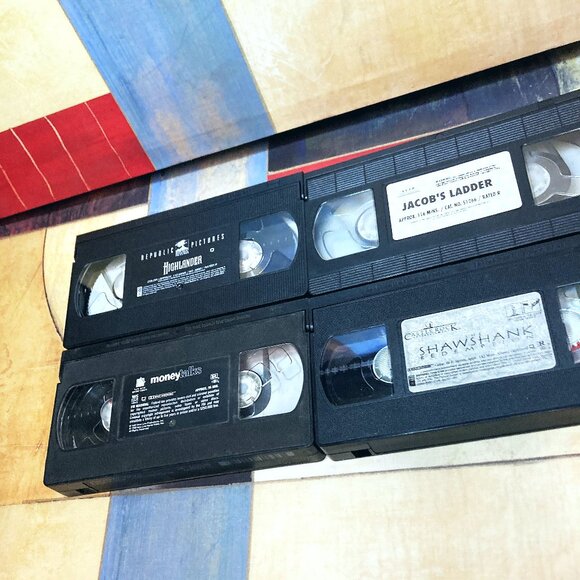 VHS MOVIE LOT - HIGHLANDER - SHAWSHANK REDEMPTION - JACOB'S LADDER - MONEY TALKS - Picture 11 of 12